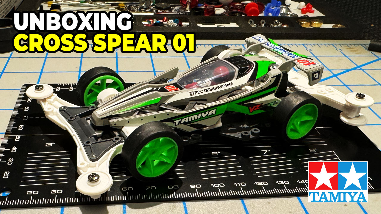 Video: Tamiya Cross Spear 01 Mini 4WD Unboxing