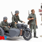 Tamiya German KS600 Motorcycle with Sidecar Model Kit