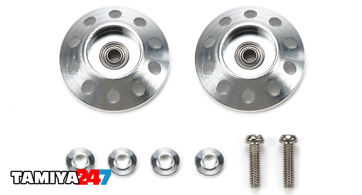 Tamiya Lightweight 19mm Tapered Aluminum Ball-Race Rollers