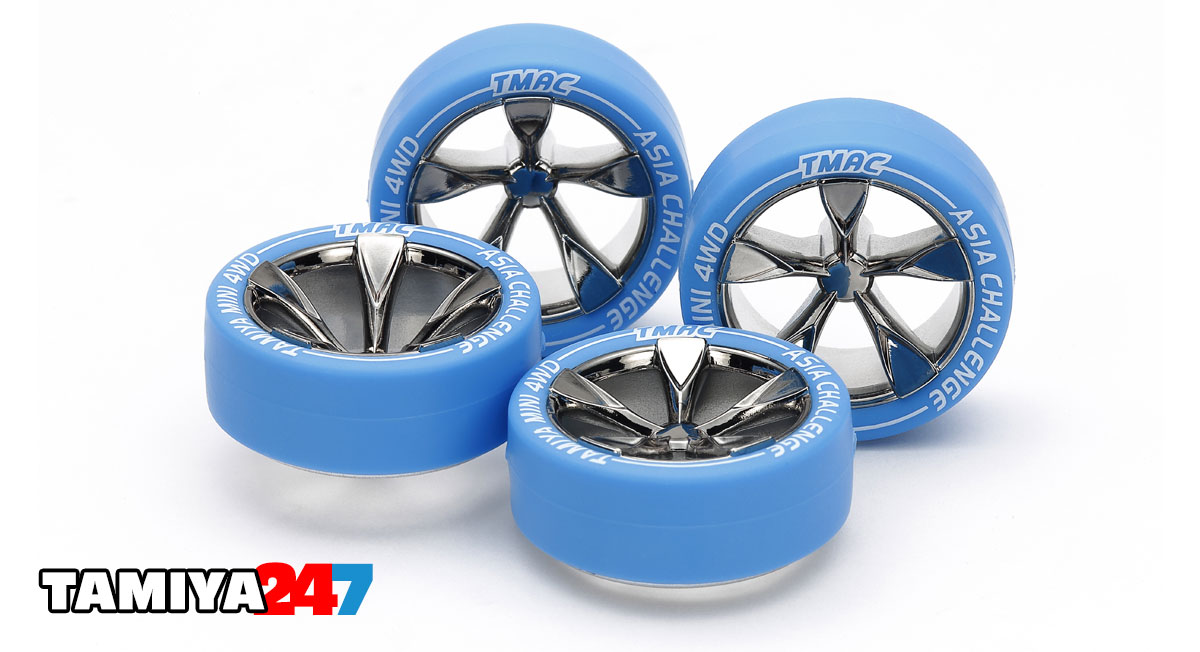 Tamiya LP Small Diameter Tire / Wheel Set - Asia Challenge 2024