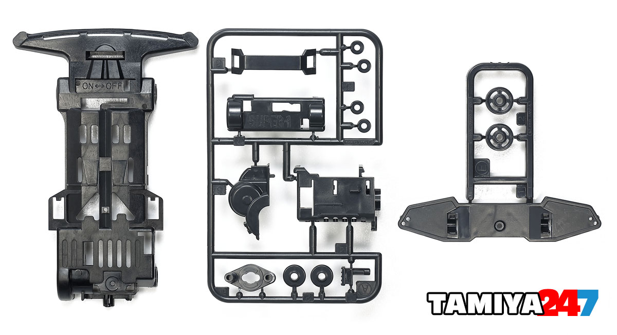 Tamiya Reinforced Super 1 Mini 4WD Chassis