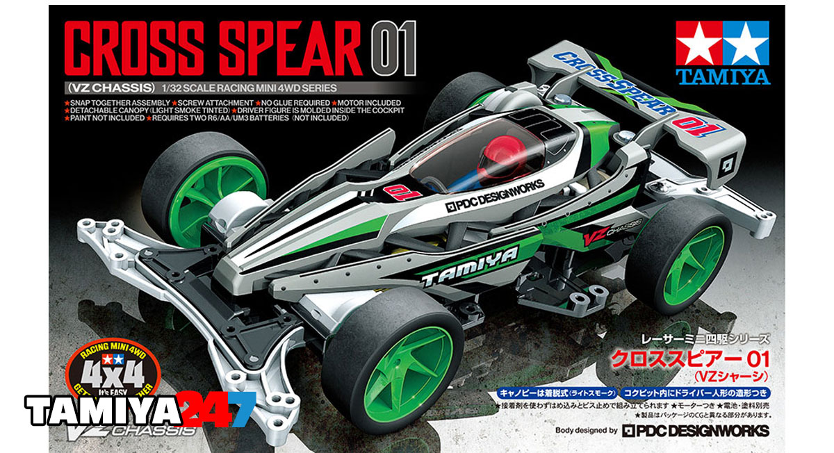 Tamiya Cross Spear 01 Mini 4WD Kit