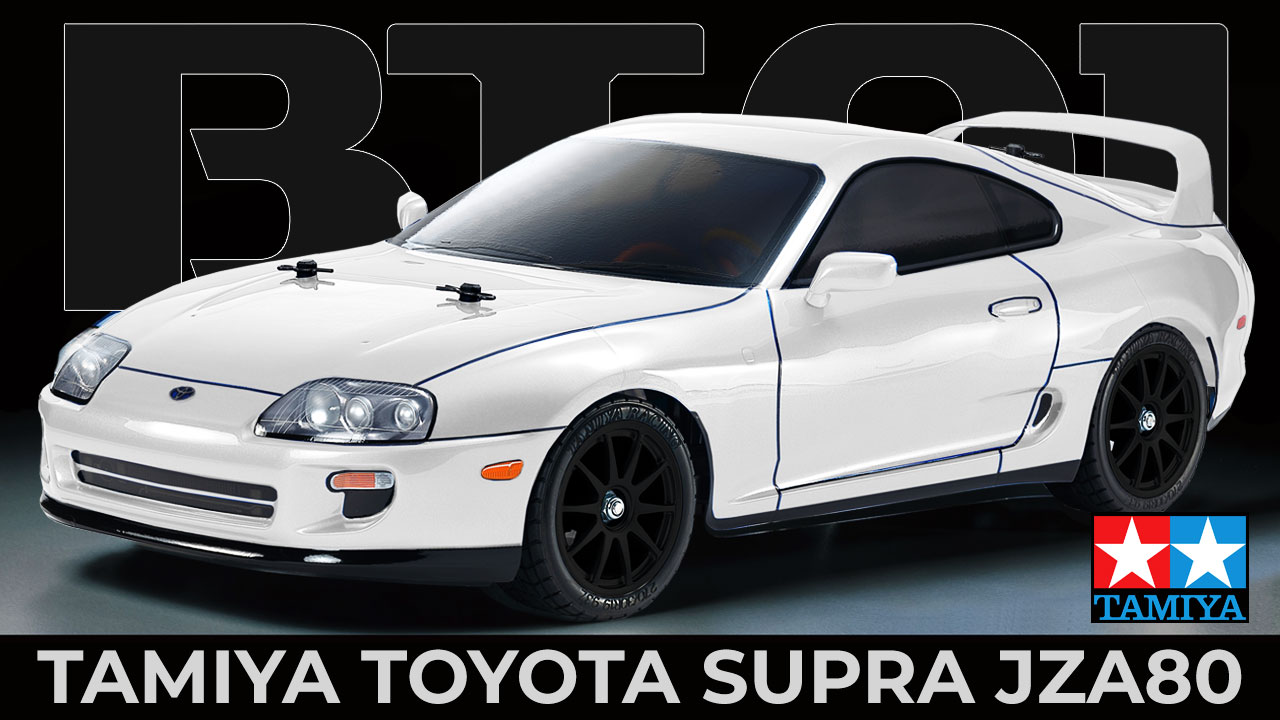 Video: Tamiyas Toyota Supra on the BT-01 Chassis - First Drive!